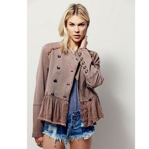 Free People Military Jacket